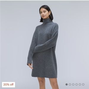 Everlane The Cozy Stretch Turtleneck Dress Size Small